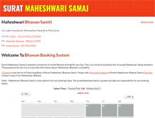 Tablet Screenshot of bhawan.suratmaheshwarisamaj.org
